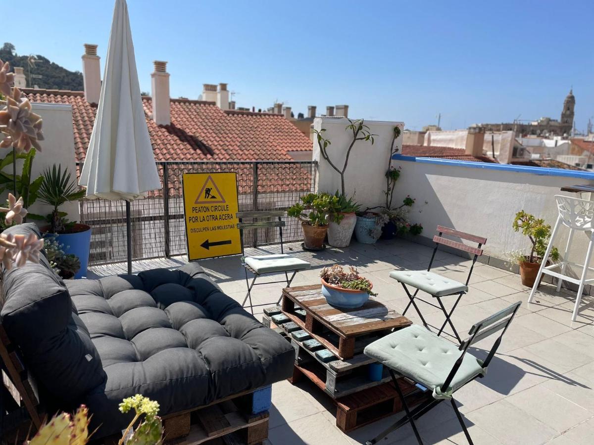 Charming Home With Private Terrace,Heart Of Málaga Eksteriør billede