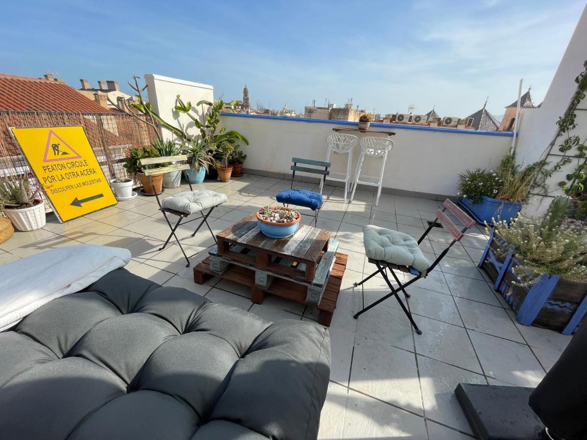 Charming Home With Private Terrace,Heart Of Málaga Eksteriør billede
