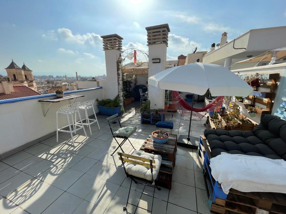 Charming Home With Private Terrace,Heart Of Málaga Eksteriør billede